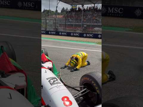 Sebastian Vettel drives Ayrton Senna’s 1993 McLaren around Imola #formula1driver #f1 #ayrtonsenna