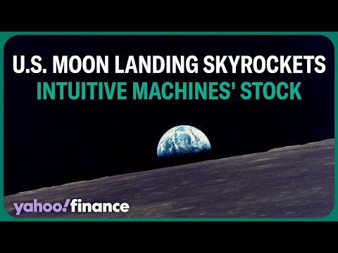 Intuitive Machines&#039; lunar lander touches down on the moon