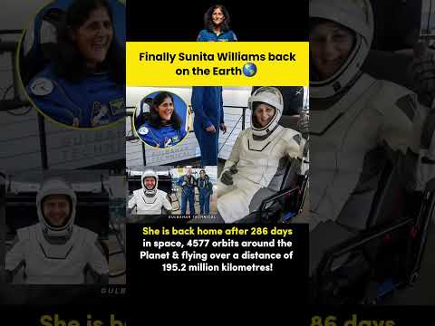 Sunita Williams Returns After an Incredible Space Mission! 🚀🌍