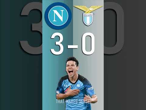 Napoli vs Lazio : Serie A Score Predictor - hit pause or screenshot