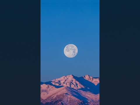 Full Cold Moon of December 🌕🏔️ last image was taken the next day #moon #fullmoon #coldmoon #luna