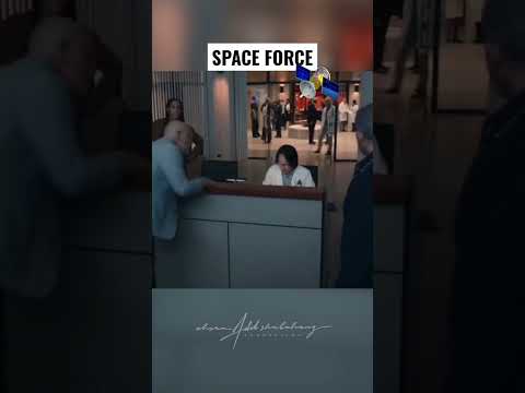 This scene never gets old 😅 #spaceforce #microsoft #pc #facts #netflix #shorts