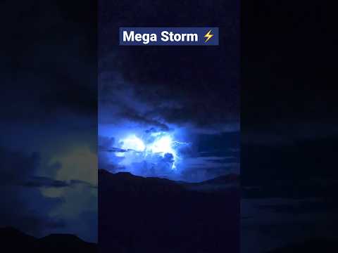 Dangerous Lightning Strike Caught on Camera || Extreme Weather - #travel #explore #europe #storm