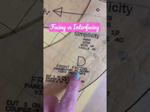 What’s the difference between facing and interfacing?