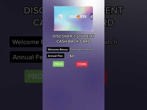 Is the Discover it the BEST Student Credit Card? #creditcard #finance