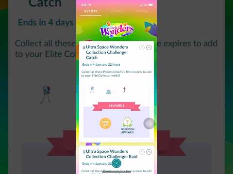 Ultra Space Wonders Collection Challenge Pokémon Go