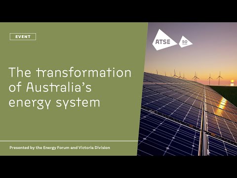 The transformation of Australia&#039;s energy system