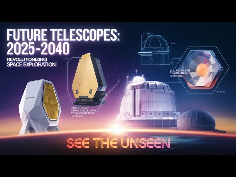 Upcoming telescope form 2025 to 2040 The Future of Space The Next Generation of Telescopes is Here