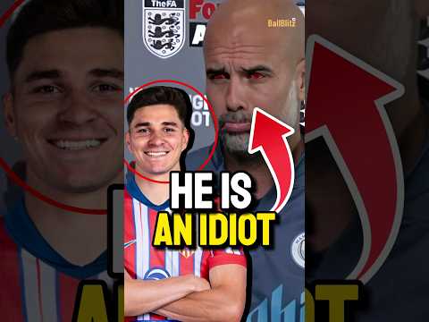 How Guardiola commented on Julián Álvarez leaving City is really unbelievable!😲