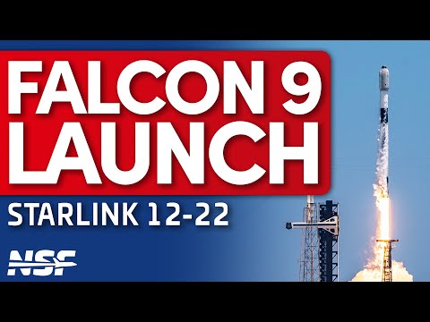 🚀 SpaceX Falcon 9 Launches Starlink 12-22 Mission