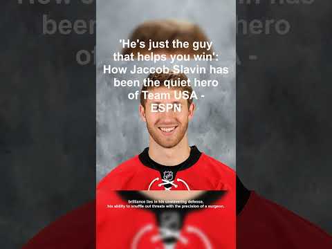 Unsung Hero Jaccob Slavin the Silent Guardian of Team USA