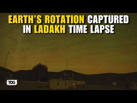 Astronomer Captures Stunning Time-Lapse of Earth’s Rotation from Ladakh | The Daily Guardian
