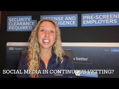 Social Media Monitoring of Clearance Holders