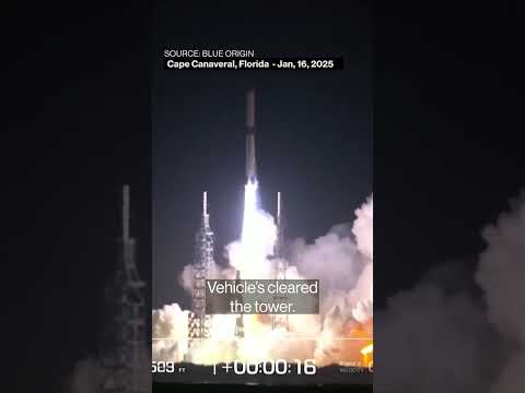 Blue Origin&#039;s New Flagship Rocket Lifts Off for First Time