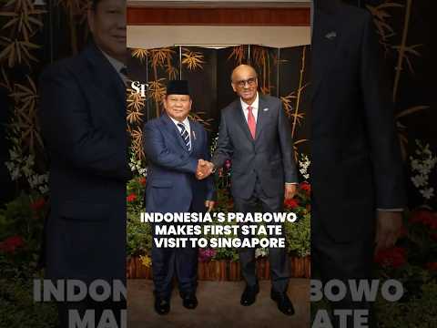 Indonesia President Prabowo Subianto makes first state visit to Singapore