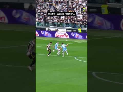 Timothy Weah’s reaction 🤯😮‍💨