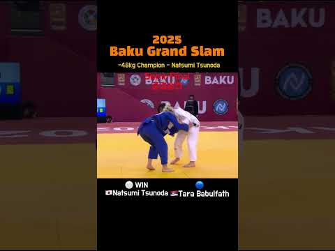2025 Baku Grand Slam -48kg Champion - Natsumi Tsunoda