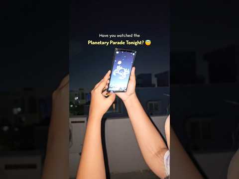 Planetary Parade 2025. 6 planets aligned in a same line in this rare celestial event. 😍💯 #planets