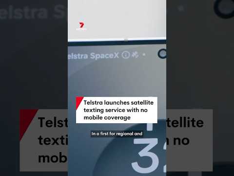 Telstra launches satellite texting service for areas without mobile coverage