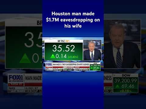 Varney: BP exec&#039;s husband pleads guilty to insider trading #shorts
