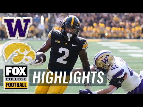 Washington Huskies vs. Iowa Hawkeyes Highlights | FOX College Football