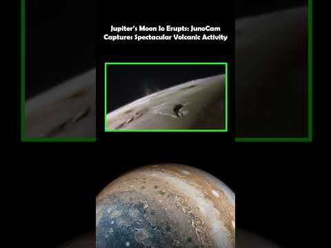 Jupiter’s Moon Io Erupts: JunoCam Captures Spectacular Volcanic Activity
