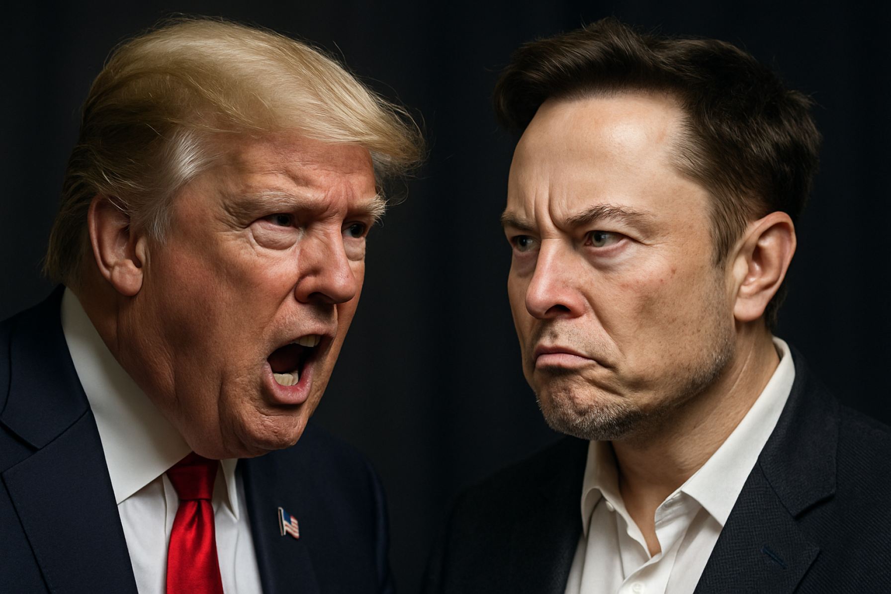 トランプ対マスク：ソーシャルメディアの巨人たちが激しい攻撃を交わし衝撃の対立が勃発
